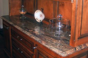 Granite Buffet with Ogee Bullnose Edge