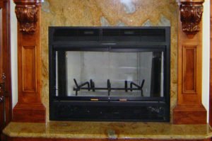 Granite Fireplace Surround and Hearth