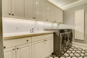 Calcutta Nuvo Ceasarstone Quartz Laundry with Undermount Sink
