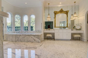 Carrera Marble Master Bathroom