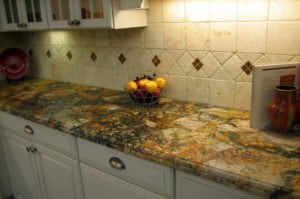 Granite Kitchen Perimeter with Dupont Offset Edge