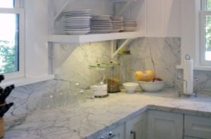 Marble Kitchen with Double Eased Edge