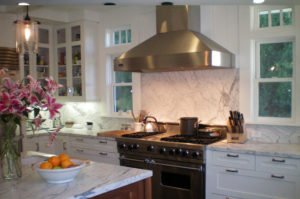 Marble Kitchen with Double Eased Edge