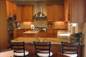 Granite Kitchen with Full Bullnose Edge