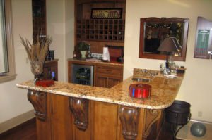 Granite Raised Wetbar