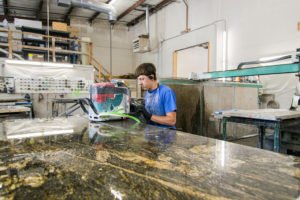 Stone Countertop Router/Milling Edge Detail