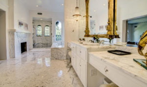 Carrera Marble Master Bathroom