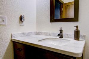 Taj Mahal Quartzite Vanity with Undermount Sink