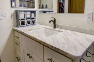 Taj Mahal Quartzite Vanity with Undermount Sink