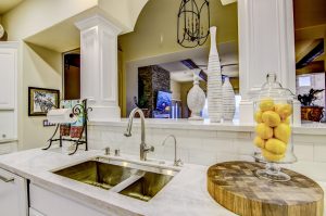 Taj Mahal Quartzite Deck with Undermount Sink