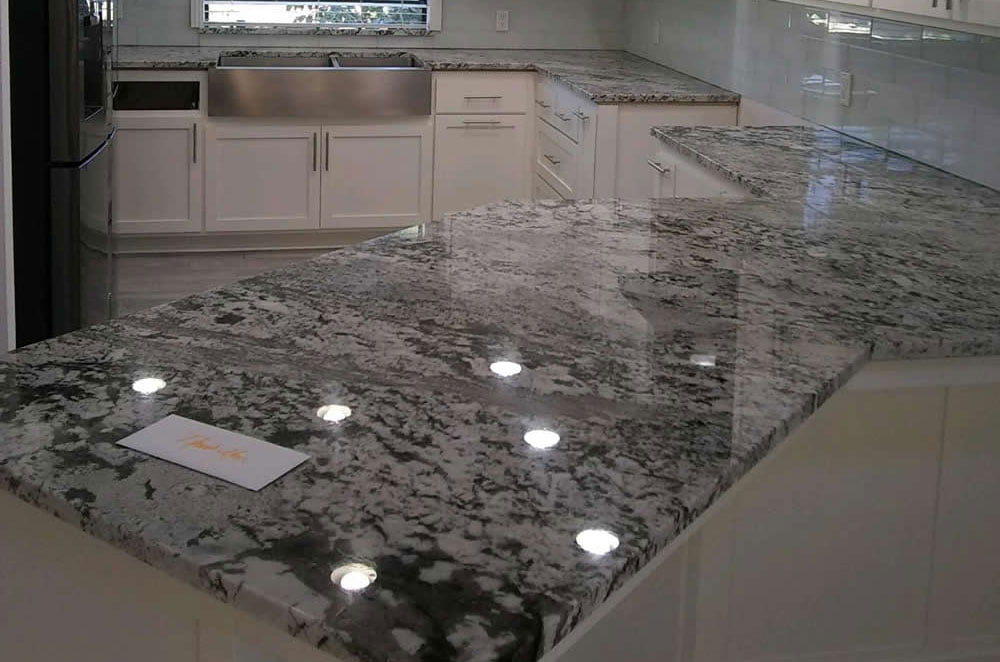 Granite Counter Tops with Eased Edge