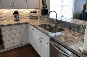 Sparkle Gray Granite Eased Edge Plummer