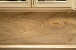 Taj Mahal Quartzite Full Backsplash Steadman