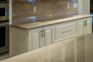 Kitchens - Taj Mahal Quartzite Steadman Countertop