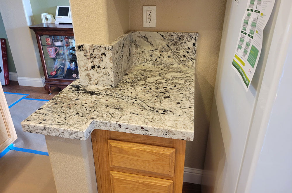 Granite Kitchen with Double Eased Edge
